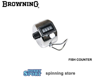 FISH COUNTER BROWNING CONTA PESCI MANUALE IN METALLO