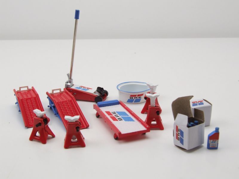 Zubehör Werkstatt Set #2 Brock Racing Enterprises BRE für 1:18 Modelle GMP
