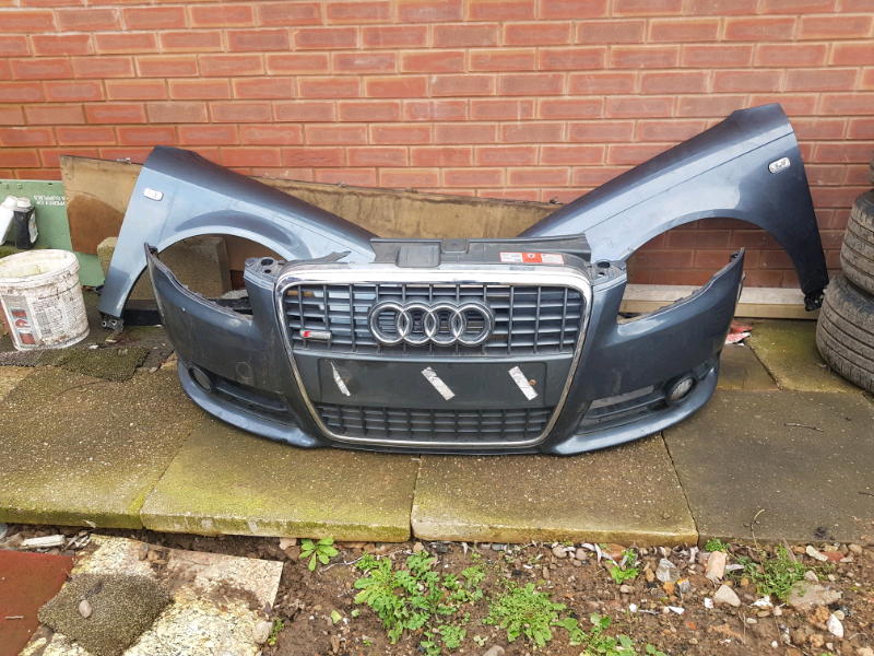 Audi A4 B7 S Line Complete Front End Breaking Bumper Wings Panel in