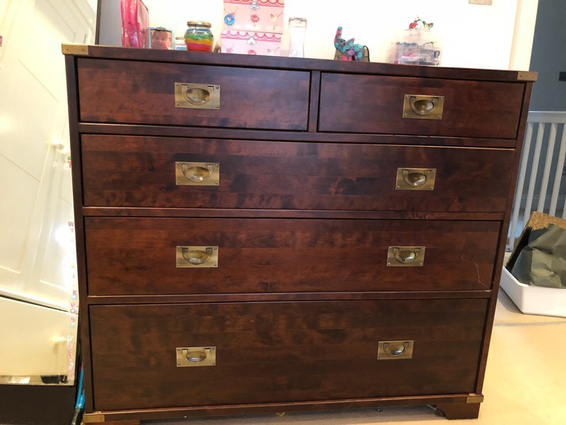 Beautiful Laura Ashley Mahogany Chest Of Drawers In Barnet