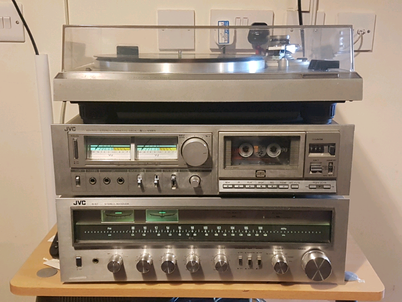 VINTAGE JVC 70s HIFI STEREO SEPARATES SYSTEM WITH TURNTABLE | in Putney