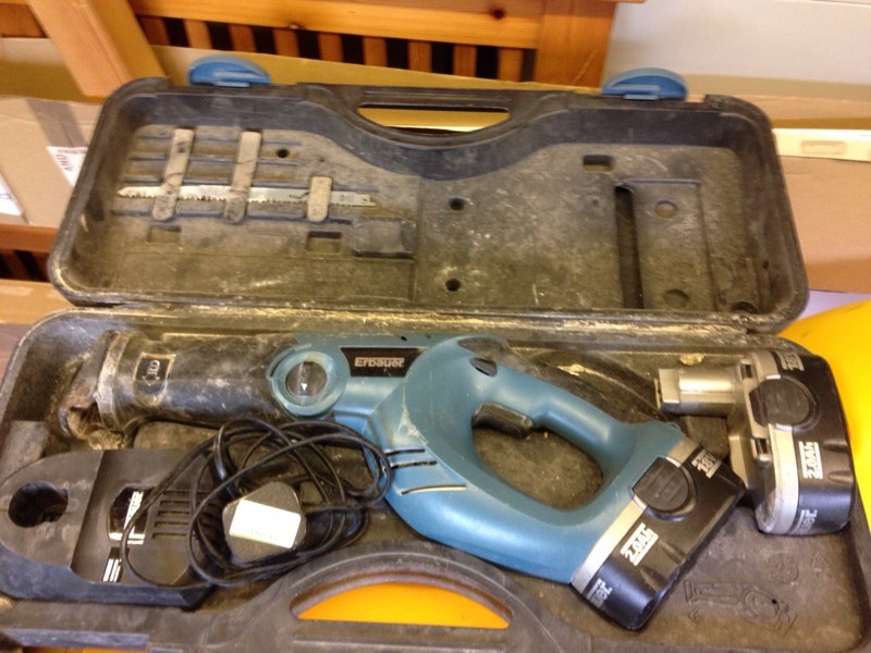 Erbauer 18v cordless reciprocating saw in Fareham, Hampshire Gumtree