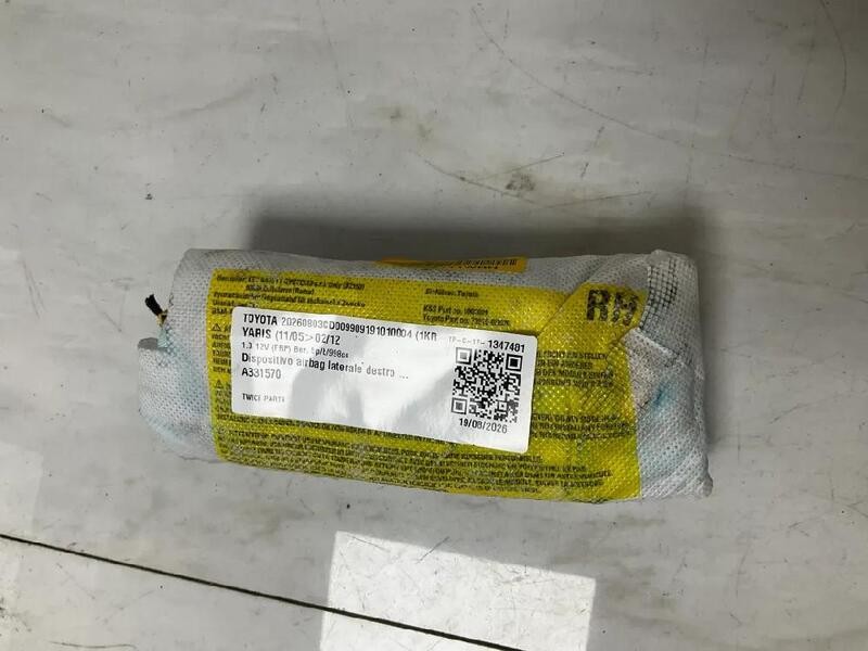 DISPOSITIVO AIRBAG LATERALE DESTRO TOYOTA YARIS 1.0 12V (FRP) BER. 5P/B/998CC