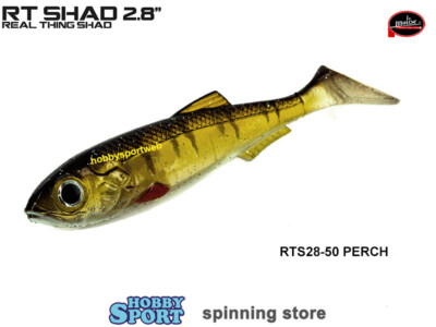 MOLIX RT SHAD 2,8" COLORE 58 PERCH CONF 6 PZ SPINNING LAGO FIUME BLACK BASS