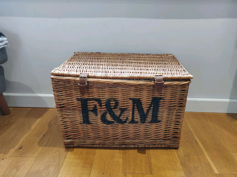3x F&M Wicker hamper basket in Knowle, Bristol Gumtree