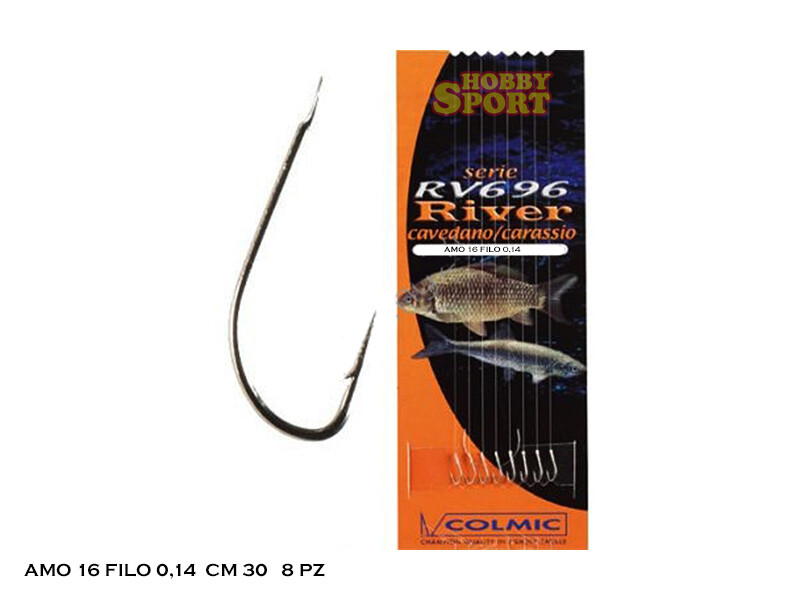 AMI LEGATI COLMIC FILO 0,14 AMO 16  RV696  RIVER COMPETIZIONE  PESCA LAGO FIUME