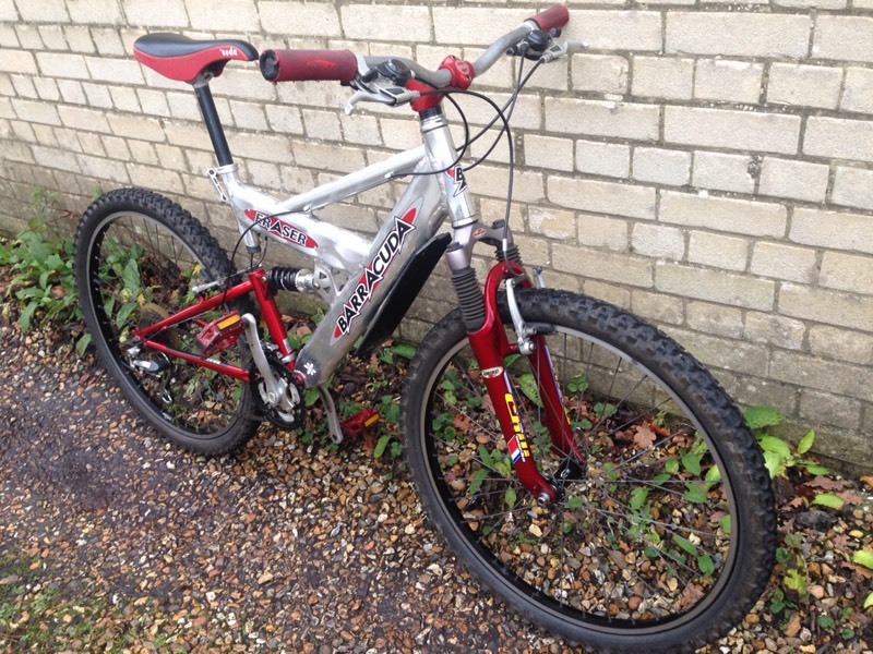 Barracuda Eraser men's full suspension mountain bike in Poole, Dorset