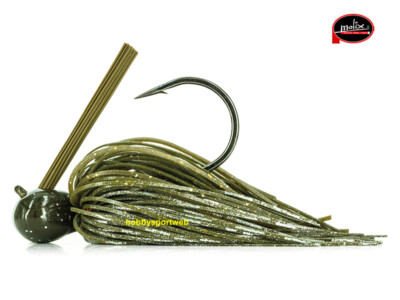MOLIX GT FOOTBALL JIG 1/2 OZ GR 14 COL 302 GREEN PUMPKIN FLASH SPINNING B. BASS