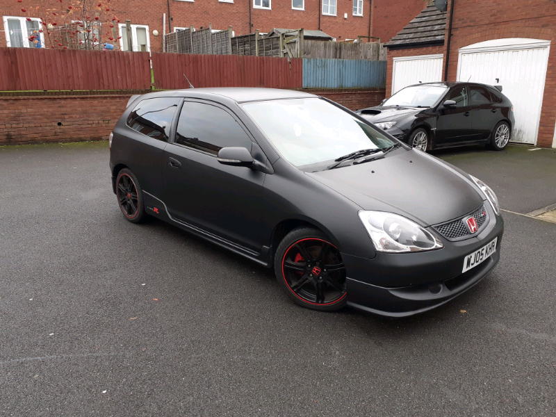 Honda Civic Type R Ep3 SATIN BLACK FACELIFT AC MODEL HPI CLEAR in