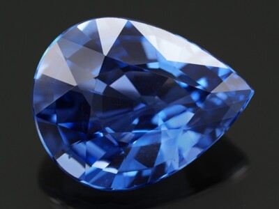 NATURAL MINE - VVS PEAR RICH BLUE CEYLON SAPPHIRE 2.57 CTS.