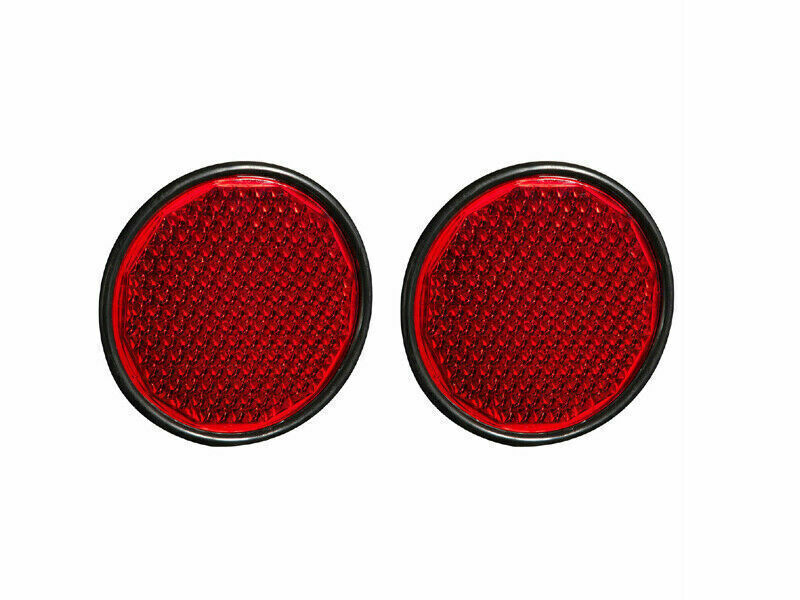 Reflex Reflector Round Shape Set of 4 Unit For Tractor Trailer Agriculture 