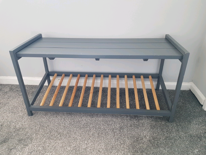 Habitat Grey Shoe Rack Bench in Great Barr, West