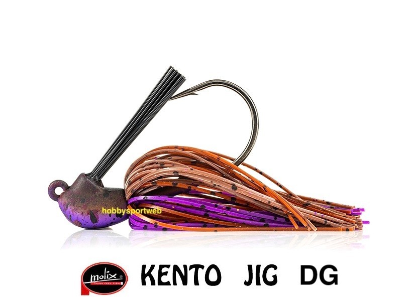 MOLIX KENTO DG JIG 3/8 OZ COL 687 P B e J   10 GR SPINNING BLACK BASS