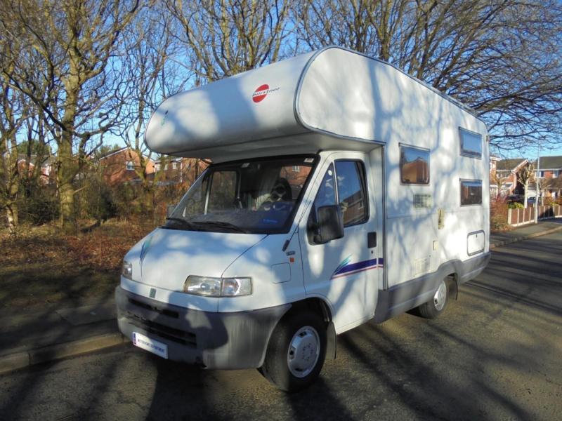 Burstner Junior A535 six berth motorhome with bunk beds for sale in