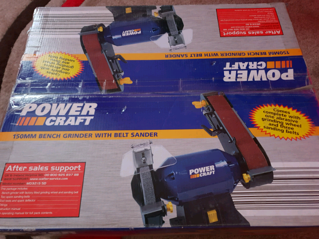 Never Used Bench Grinder Belt Sander Combo In Kirkcaldy Fife
