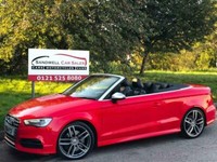 2014 64 REG AUDI S3 2.0 TFSI CABRIOLET S TRONIC QUATTRO + FULL SERVICE HISTORY +