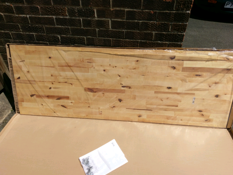 Ikea Hammarp Kitchen Worktop Solid Birch Brand New 90 In