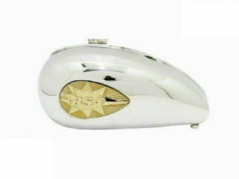 For BSA A75 Mark 2 Chrome  With Badges Gas Fuel Petrol Tank