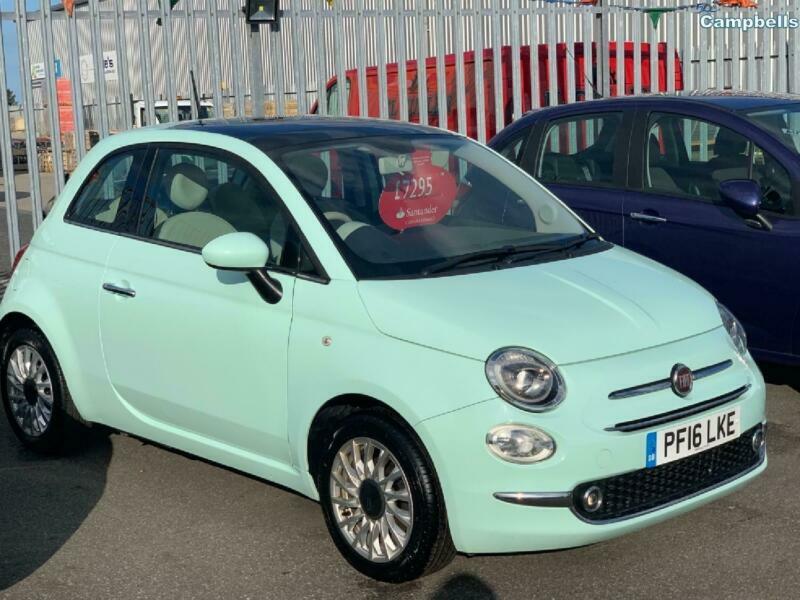 FIAT 500 Start-Stop Lounge 2016 Petrol Manual in Green | in Deal, Kent | Gumtree
