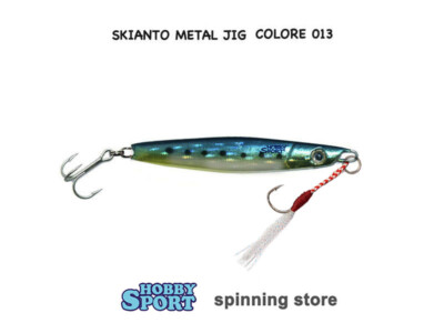 SKIANTO CASTING SKASS 21 BVO BLUE VERDE ORO 21 GR METAL JIG ASSIST HOOK SPINNING