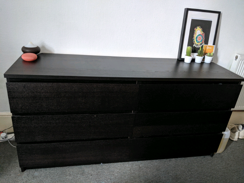 Ikea Malm Dresser Black Brown In Haringey London Gumtree