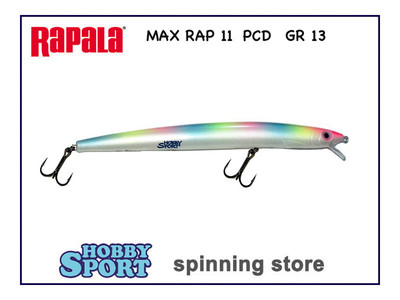 RAPALA MAX RAP MXR 11   PCD  ARTIFICIALE SPINNING MARE SPIGOLA BARRACUDA