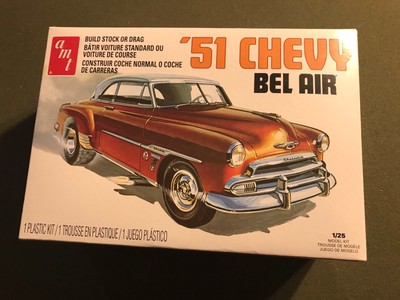AMT 3951 Chevy Bel Air 125 plastic model car kit