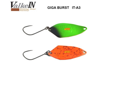VALKEIN SPOON GIGA BURST 2,8 GR COL IT A3  ITCOLOR TROUT AREA SPIN MADE IN JAPAN