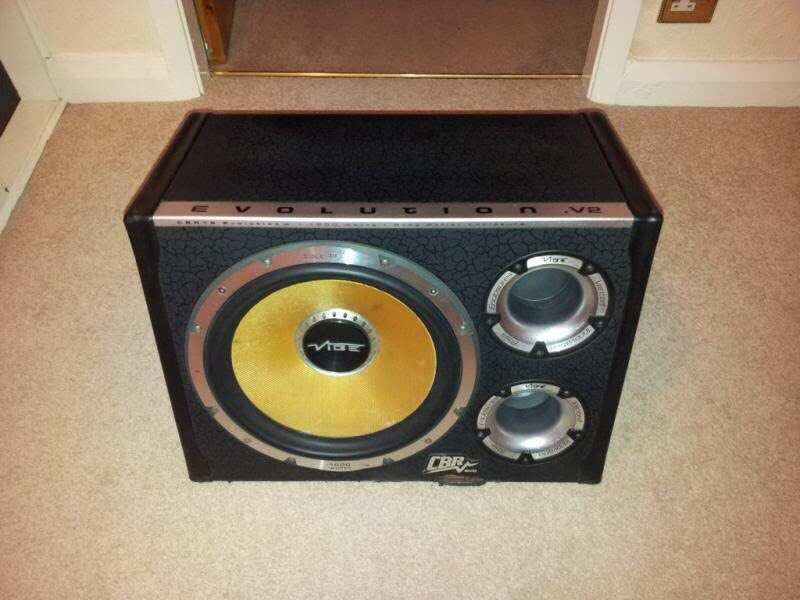 Vibe Evolution V2 subwoofer with built in amp in Wimborne, Dorset