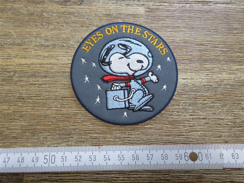 Patch US Army Snoopy Astronaut Eyes on The Stars Nasa Flight