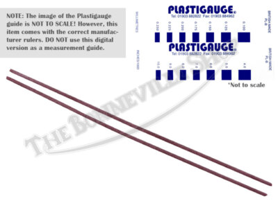 Triumph BSA Norton Plastigauge Type PL-B Kit 0.1-.25mm (0.004-0.010 ) PN# TBS...