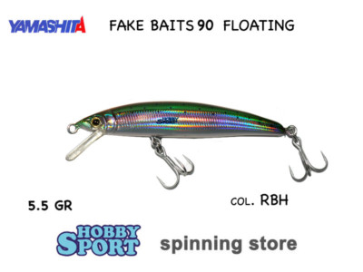 FAKE BAITS 90 F COLORE RBH MINNOW YAMASHITA MARIA FLOATING 5,5 G SPINNING 476231