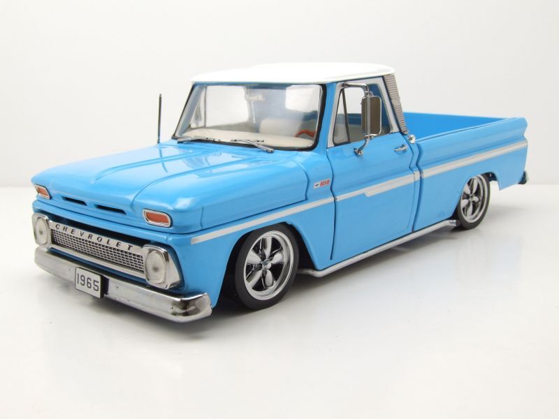 MAISTO MI31467B CHEVROLET C10 CHEYENNE SUPER 1974 BLUE 1:18 Modellino