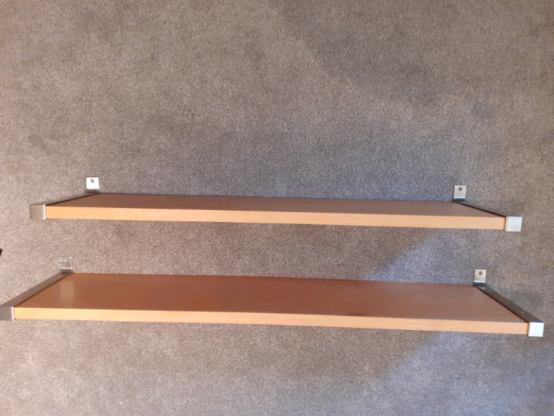 IKEA quality solid wooden shelves x2 in Torquay, Devon Gumtree