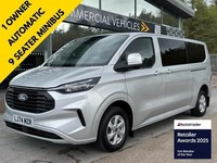 2025 Ford Transit Custom TDCI 136ps 320 Limited L2 Lwb 9 Seat Auto Bus With Air 