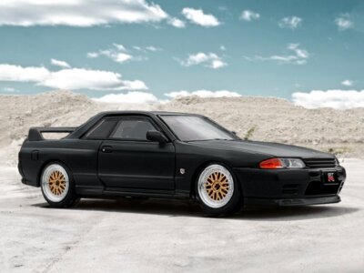 日産　GT-R　R32　1/64サイズ　ブラック 楽天市場】INNO64 1/64 日産 GT-R R32 マット ブラック ダイ