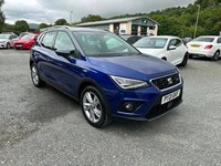 2021 SEAT ARONA ECOTSI FR, 1.0L PETROL, MANUAL, 5 DOOR, SUV, FSH, ULEZ, BLUE