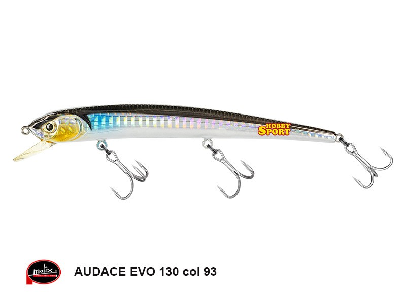 MOLIX AUDACE EVO 130 col 93 MX HOLO SHAD 15 GR SLOW SINKING