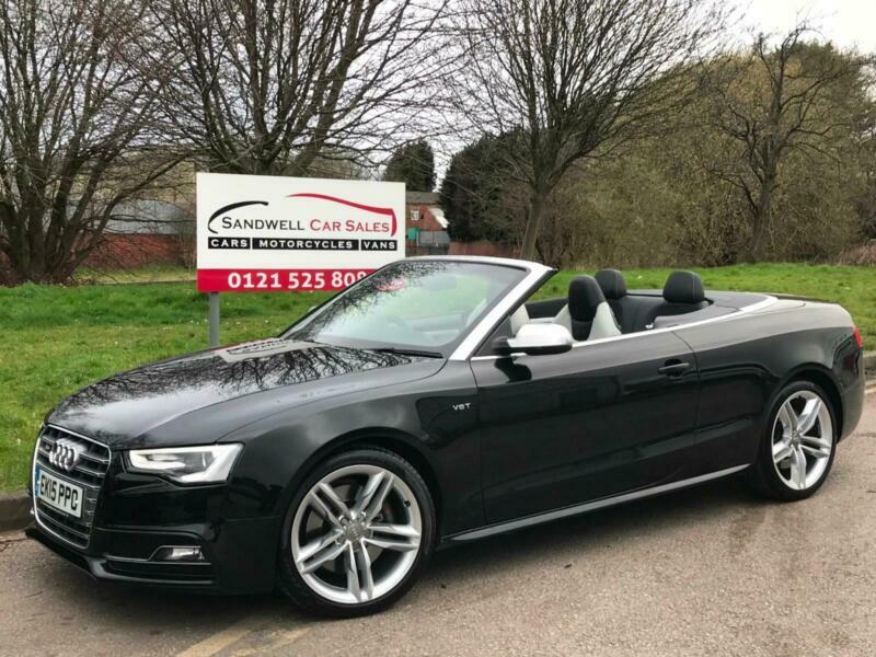 2015 AUDI S5 3.0 TFSI CABRIOLET S TRONIC QUATTRO FULL SERVICE HISTORY in Sandwell, West