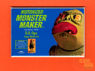 Monster Maker O.G. Ogre box art 2x3'' fridge/locker magnet Topper toys
