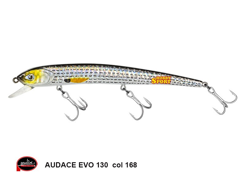 MOLIX AUDACE EVO 130 col 168 CEFALO  15 GR SLOW SINKING