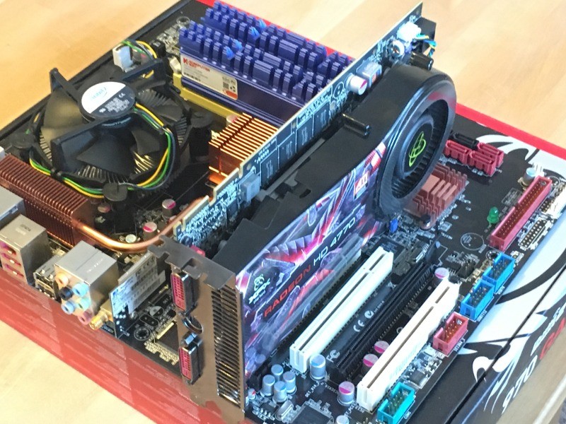 Asus Motherboard with CPU, Memory and graphics card in Wembley