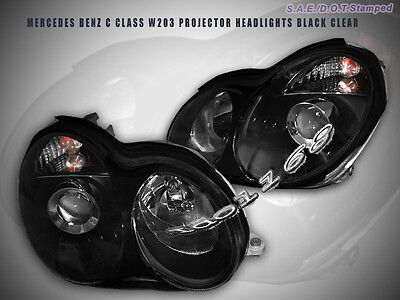 2001-05 Mercedes Benz W203 C-CLass Projector Headlights