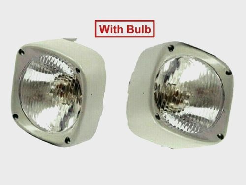 For MASSEY FERGUSON 35 165 185 HEAD LIGHT LAMP WITH COWL PLUG PAIR RH & LH