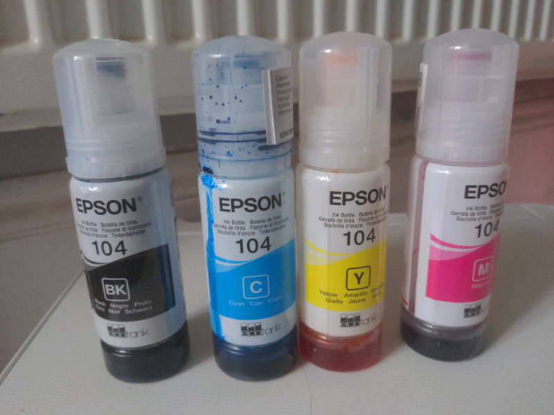 Epson ET-2726 (BROKEN so for parts) & remaining ink | in Bath, Somerset ...