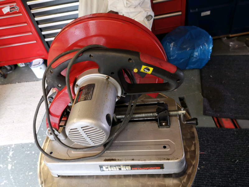 240v Clarke metalworker 14 inch 350mm abrasive steel cut off saw in Alloa, Clackmannanshire