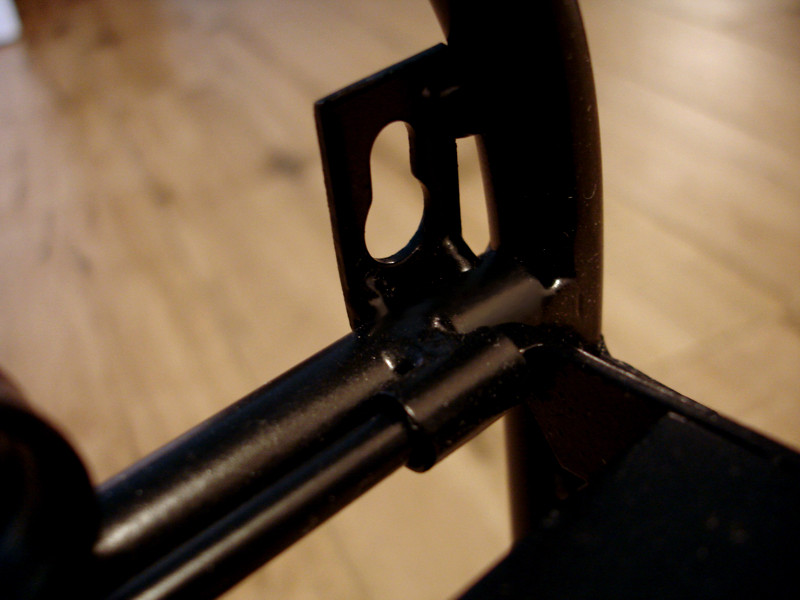 Black Metal Plant Stand 2 Shelf Scroll Design - Folding Stand - Coffee Mug Stand