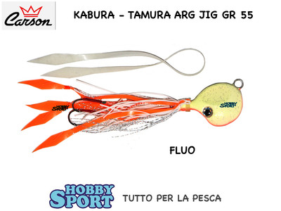 KABURA CARSON TAMURA ARG JIG - 55 gr -  Col. FLUO