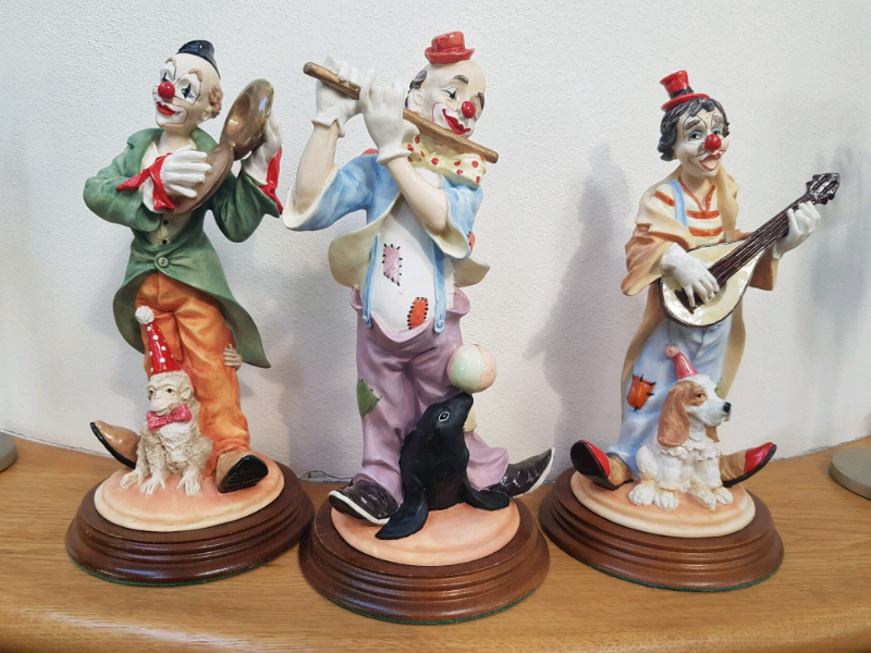 Set of 3 Leonardo musical Clown collectables in Oban, Argyll and Bute