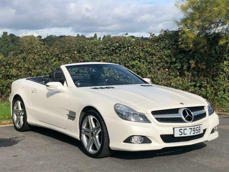 2010 MercedesBenz SL SL500 Convertible 5.5 V8 AMG Petrol white